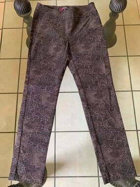 Peck & Peck Leopard Print Pants